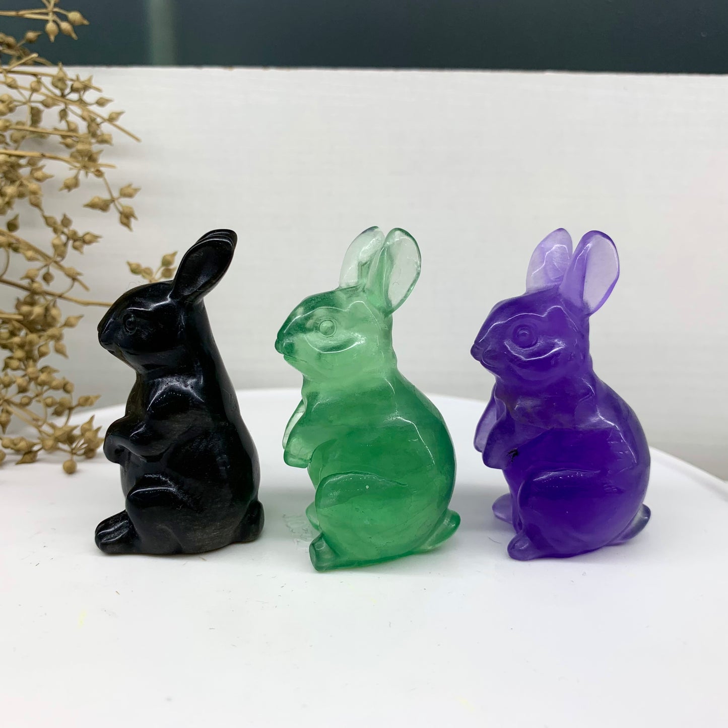 Best-selling crystal blue carvings