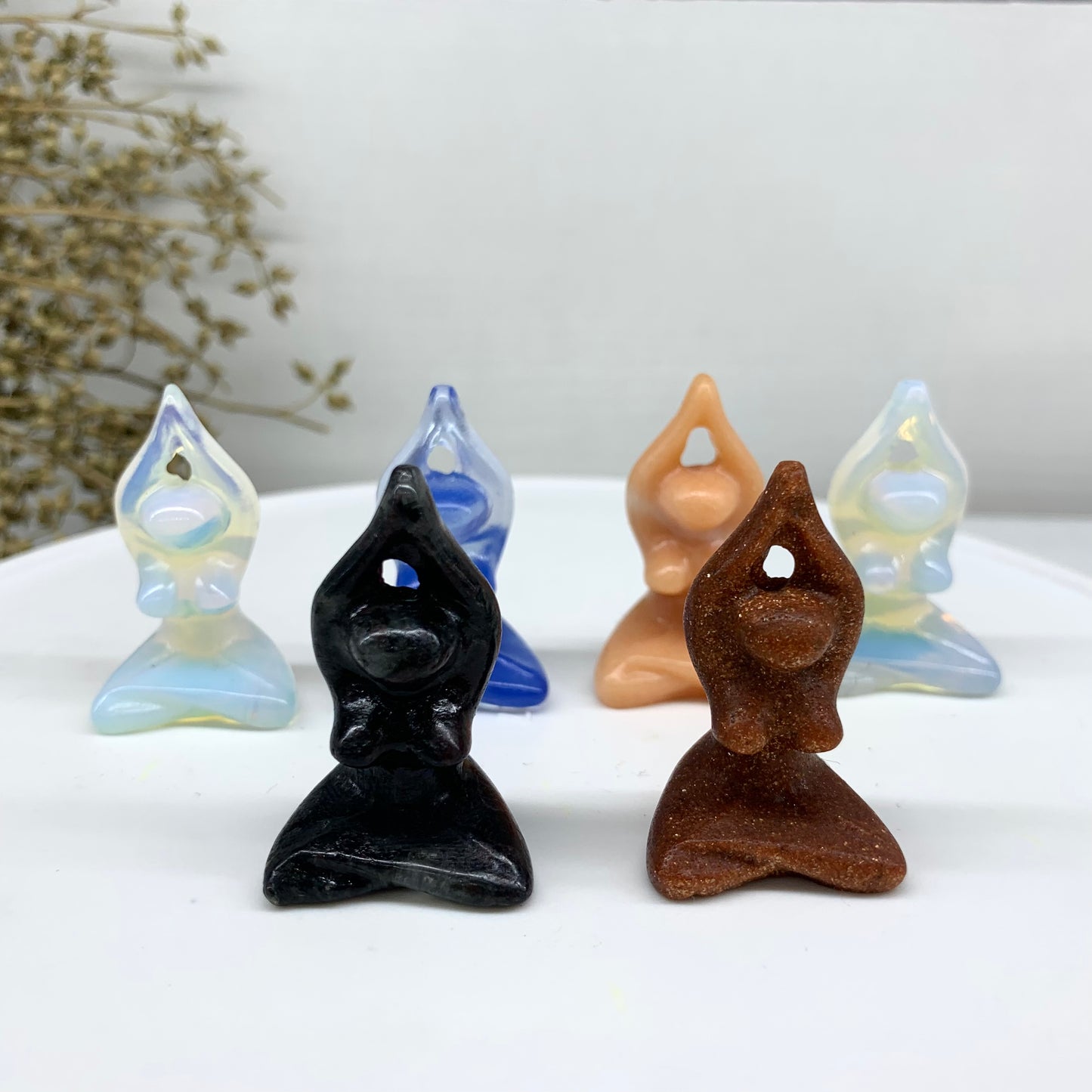 American-made crystal carvings