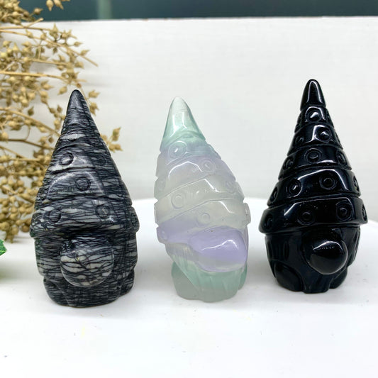 Best-selling crystal blue carvings