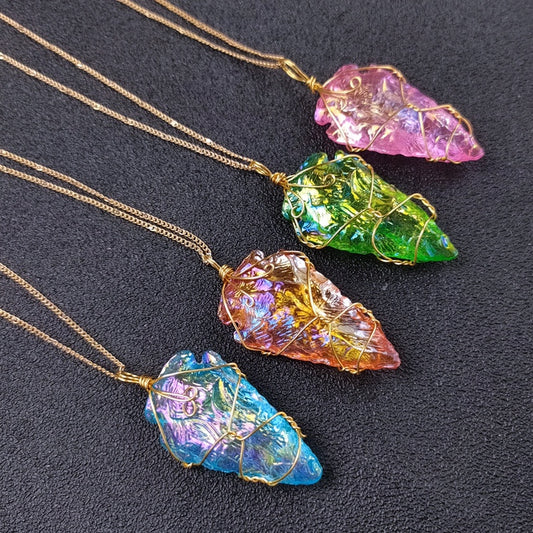 American-made crystal pendant